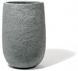 Blumenkübel Fiberglas Lenham Granit Grau 53cm 