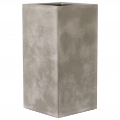 Pflanzkübel Fiberglas Dartford Beton 31x31x65cm 