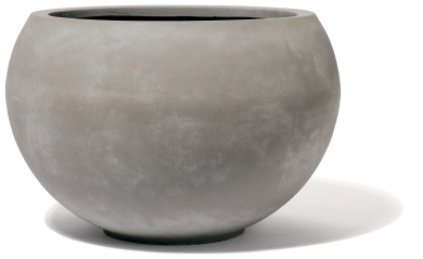 Pflanzkübel Fiberglas Telford Grau 31cm 