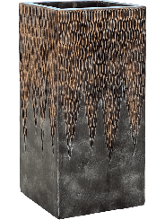 Pflanzkübel Fiberglas Luxe Lite Universe Comet Square bronze 70cm 