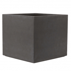 Blumenkübel Fiberglas Bradford Anthrazit 25cm 