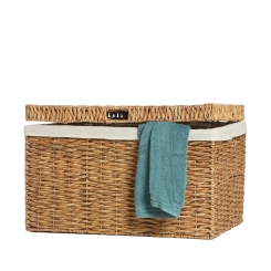 Casa Mina® Wäschetruhe mit Deckel Bali | natur 