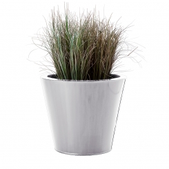 Zink Blumenkübel Manado silber Ø50cm 