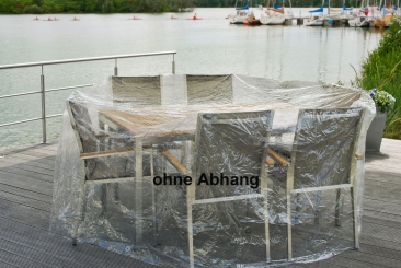 Schutzhülle für Tischplatte rund 100-120cm 142276-S 