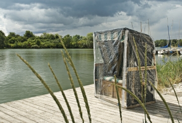 Abdeckhaube für Strandkorb 125x90x158cm 142324 