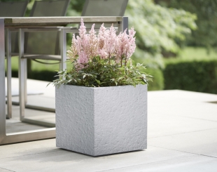 Blumenkübel BASE3 Dublin 47 cm grau 