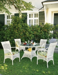 Best Korbsessel Madelene cremeweiß 