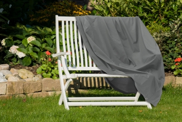 Abdeckhaube für Gartenbank 146251 grau 130x70x90/65cm 