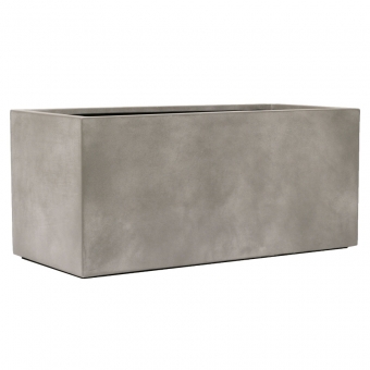 Pflanzkübel rechteckig Fiberglas Cosford beton grau 